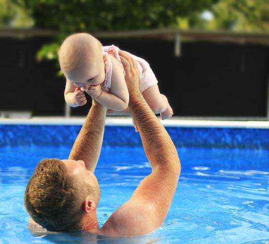 Infants in the pool - a big no