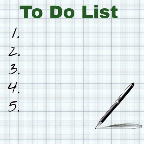 home cleaning to do list