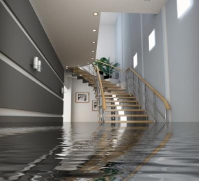 Damage to home or office caused by water